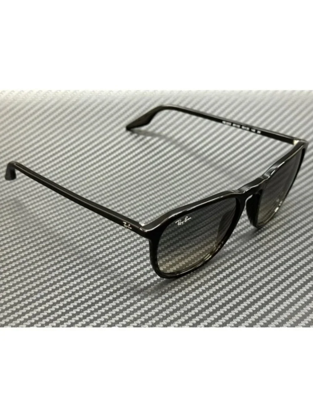 New Ray-Ban Men Black Sunglasses 55-20-145